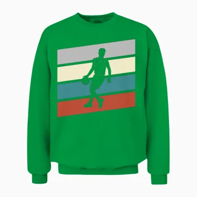 Basketball Retro Unisex Sweatshirt - Irish Green