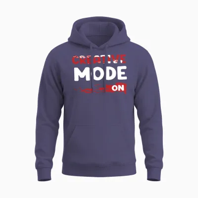 Creative Mode on - Creativity Lovers Unisex Hoodie - Heather Sport Dark Navy