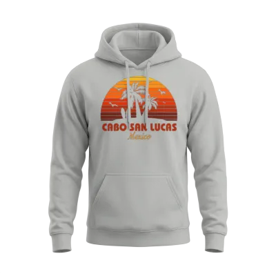 Cool Cabo San Lucas Mexico Beach Sunset Souvenir Unisex Hoodie - Ash