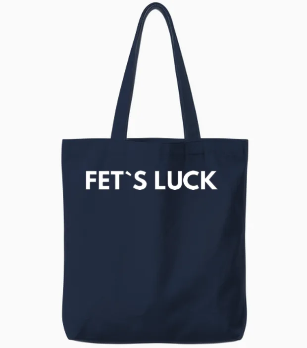 Fet S Luck Tote Bags in Navy