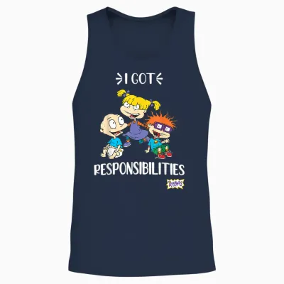 Mademark X Rugrats - Funny Angelica Quote Rugrats Unisex Tank Top - Navy