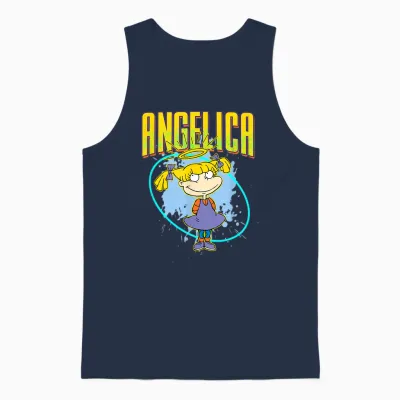 Angelica Pickles Unisex Tank Top - Navy