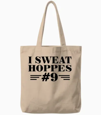 I Sweat Hoppes #9 Tote Bags - Natural