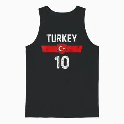 Cadeau Türkiye Pour La Turquie Football Football Europe Turk Unisex Tank Top - Black