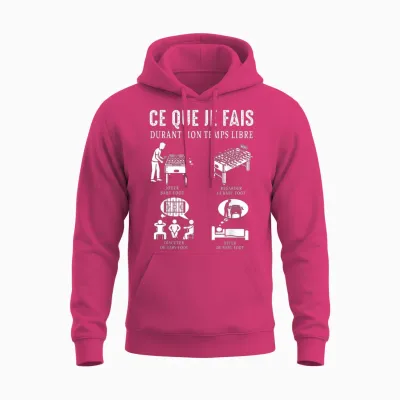 Babyfoot Ce Que Je Fais Joueur De Baby-Foot Drôle Unisex Hoodie - Heliconia