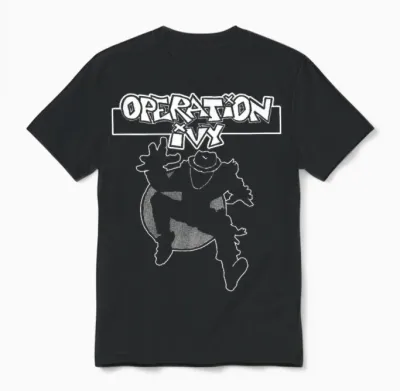 Operation Ivy - Official Merchandise - Ska Man Unisex T-Shirt - Black
