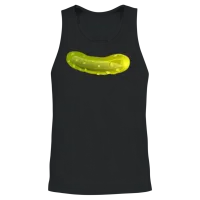 A Funny Looking Pickle Unisex Tank Top - Black – 2
