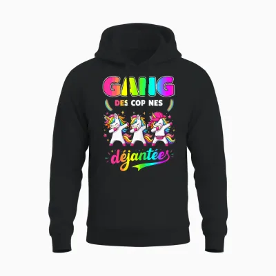 Gang of Girlfriends Dejanted Bride Future Bride Evjf Unisex Hoodie - Black