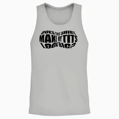 Big Tits! Unisex Tank Top - Ash