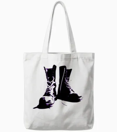 Boots Tote Bags - White