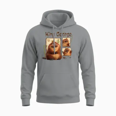 Disney and Pixar's Hoppers King George King of the Beavers Unisex Hoodie - Sport Grey