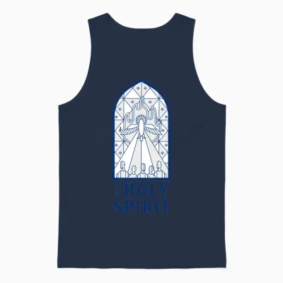 The Holy Spirit Unisex Tank Top - Navy
