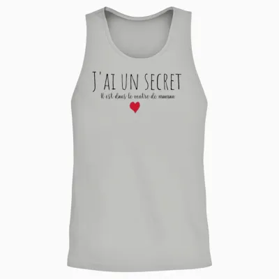 Enfant J'ai Un Secret, Future Big Brother, Future Big Sister Unisex Tank Top - Ash