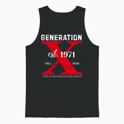 Génération X 1971 : Avant Que Vous Ne Soyez Tous Nés, Sissie, Skull Unisex Tank Top - Black