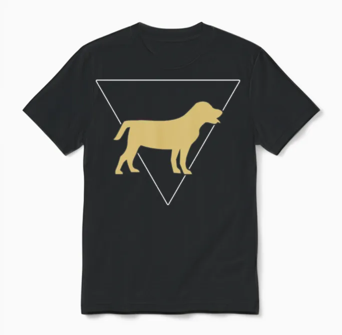 Dog - Lovers Unisex T-Shirt in Black