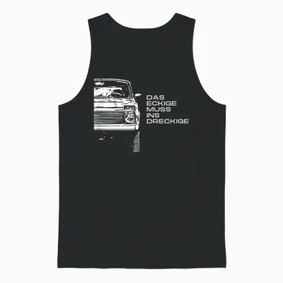 Lada Niva 4x4 Offroad Off-Road Russia East Ussr T-Shirt, Black Unisex Tank Top - Black
