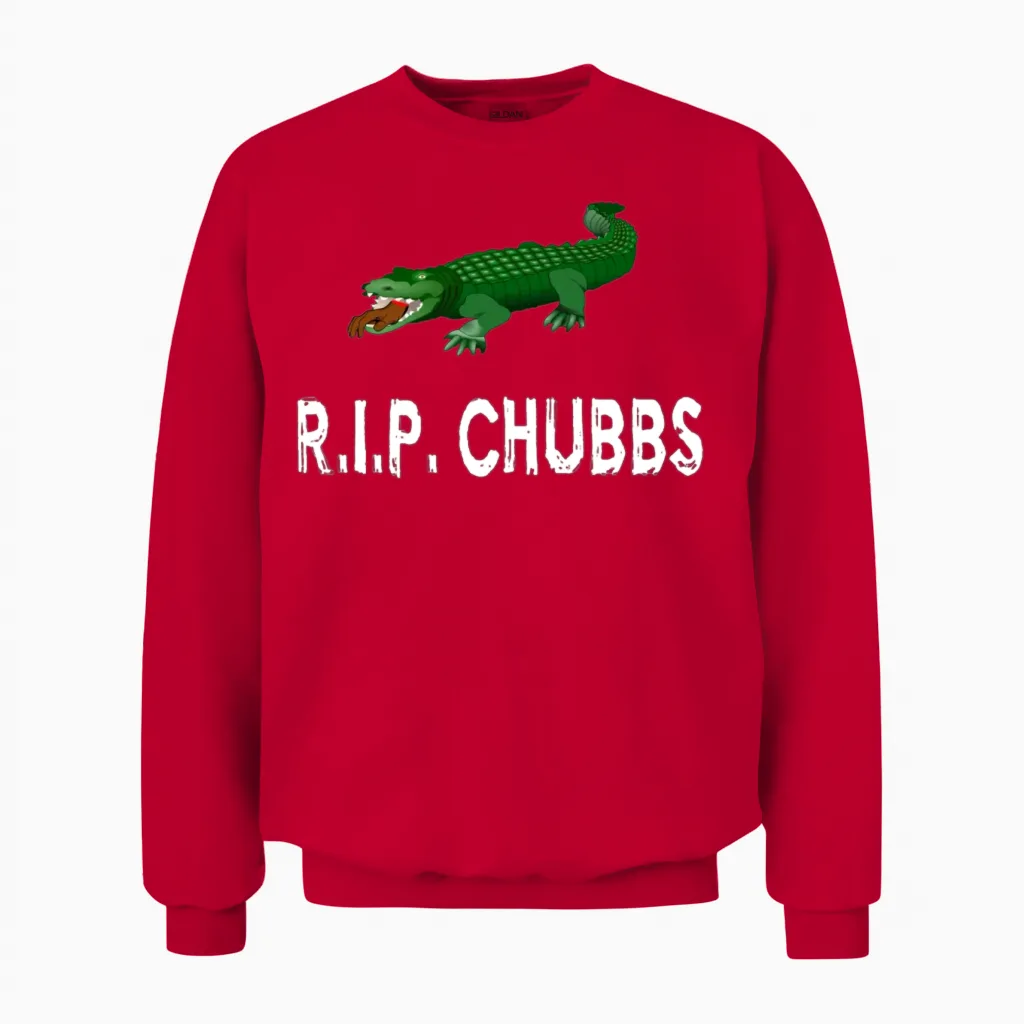 R.i.p. Chubbs - Happy Gilmore Unisex Sweatshirt in Red