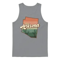 Arizona Retro Unisex Tank Top - Sport Grey – 1