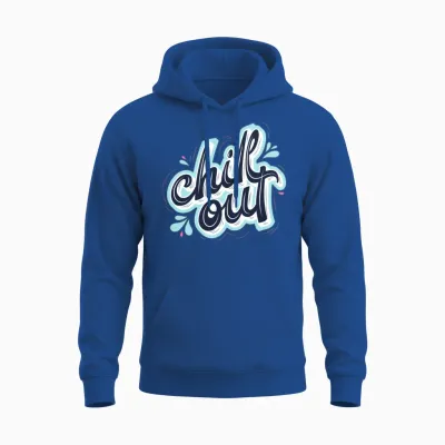 Chill Out Shadow Warrior Design Unisex Hoodie - Royal