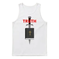 Truth Unisex Tank Top - White – 1