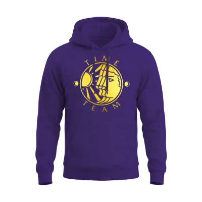 Time Team Unisex Hoodie - Purple