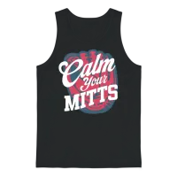 Calm Your Mitts Unisex Tank Top - Black – 1
