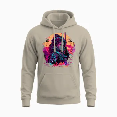 Samouraï Unisex Hoodie - Sand