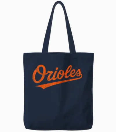 Retro Oriole Tee Cute Oriole Gifts Women Men Kids Boys Girls Tote Bags - Navy