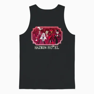 Hazbin Hotel - Group T-Shirt, Small Unisex Tank Top - Black
