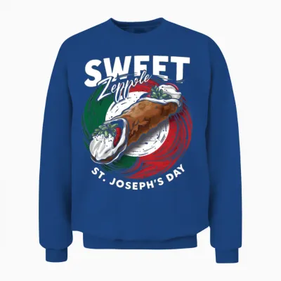 Sweet Zeppole St. Josephs Day Unisex Sweatshirt - Royal