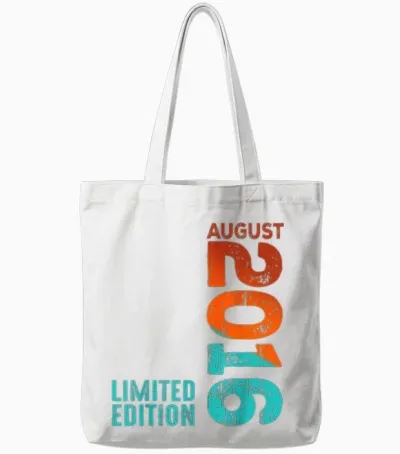 Août 2016 Année 2016 Rétro 2016 Vintage 2016 Depuis 2016 Tote Bags - White