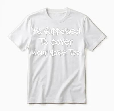 Funny Mask Egirl Unisex T-Shirt - White