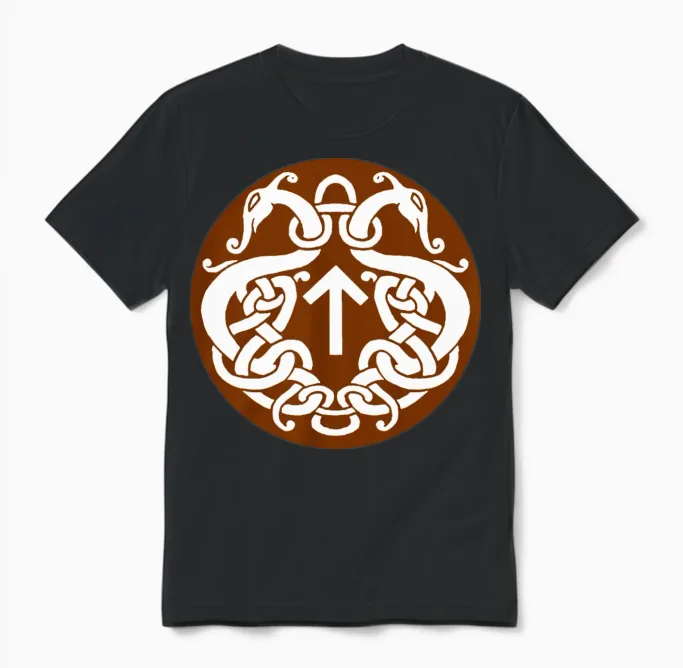 Tyr Rune Unisex T-Shirt in Black