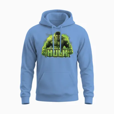 Marvel Infinity War We Have a Hulk Grafik-T-Shirt Unisex Hoodie - Carolina Blue