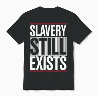 Human Trafficking Awareness Stop Exploitation Unisex T-Shirt - Black