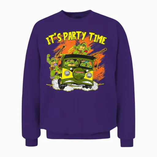 It's Party Time Unisex Sweatshirt - Purple