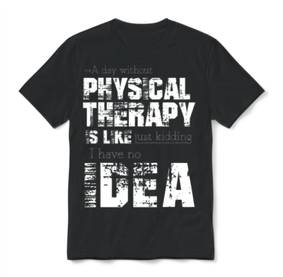 Physical Therapy Unisex T-Shirt - Black