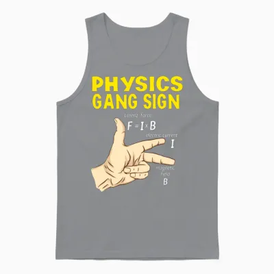Gang Sign Physics Unisex Tank Top - Sport Grey