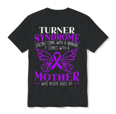 Turner Syndrome Support Turner Syndrome Awareness Unisex T-Shirt - Black