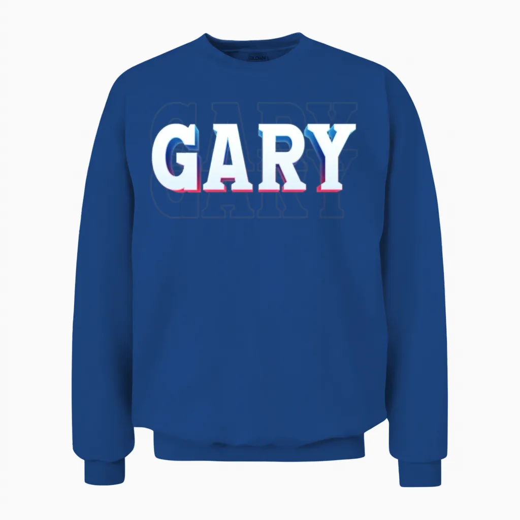 Retro - Gary Unisex Sweatshirt in Royal