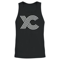 Cross Country Running Xc Lines Retro Retro Minimal Unisex Tank Top - Black – 2