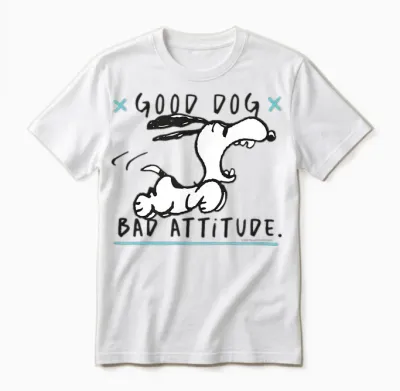 Peanuts - Snoopy Good Dog Unisex T-Shirt - White