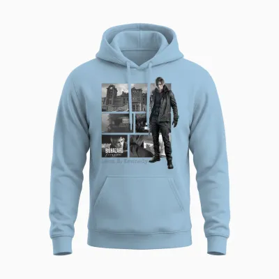 Resident Evil Requiem Leon Fp Unisex Hoodie - Light Blue