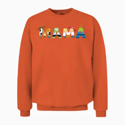 Disney and Pixar’s Toy Story Mama Mother’s Day Mom Birthday Unisex Sweatshirt - Orange