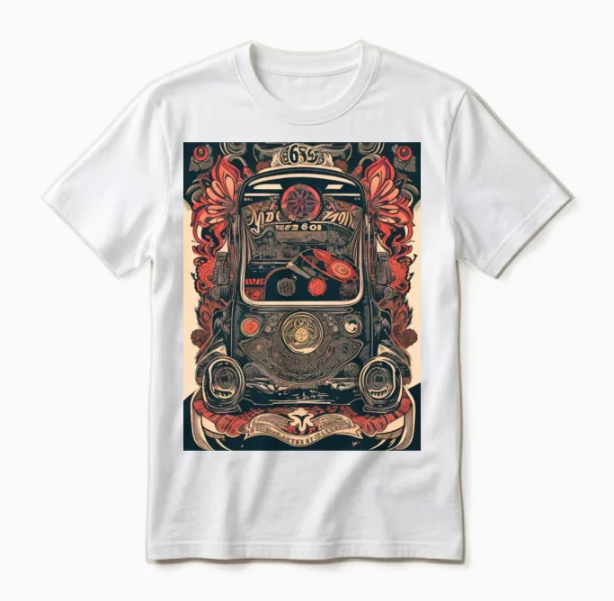 60s Retro Style Unisex T-Shirt - White
