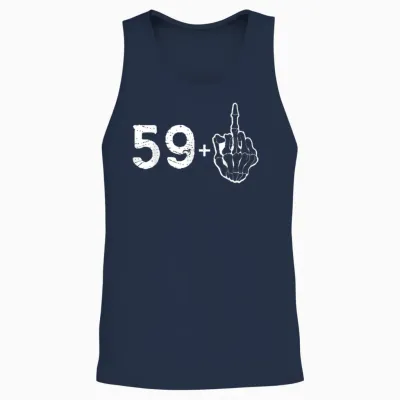 J'ai 60 Ans Et Je Vous Emmerde ! Homme Ou Femme De Caractère Unisex Tank Top - Navy