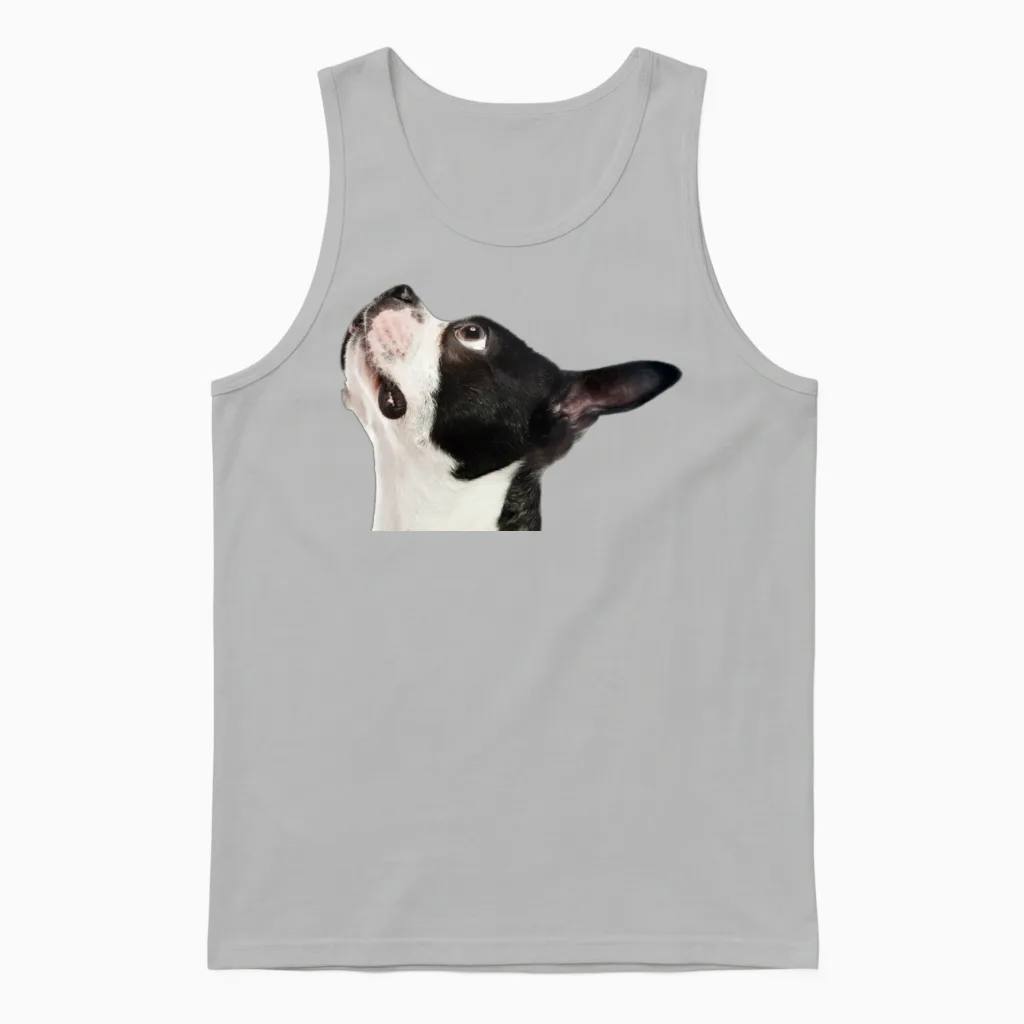 Dog - Lovers Unisex Tank Top in Ash