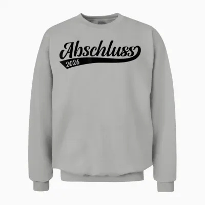 Abschluss 2026 Schule Geschafft Schulabschluss Bestanden Unisex Sweatshirt - Ash