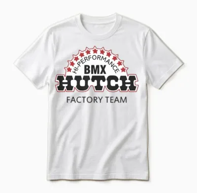 Hi-Perforce Bmx Hutch Unisex T-Shirt - White