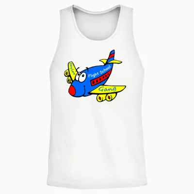 Taylor Gang Flight School - Stayflyclothing.com Unisex Tank Top - White